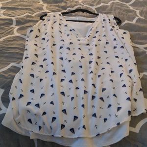 Sailboats and Anchors Sleeveless Top